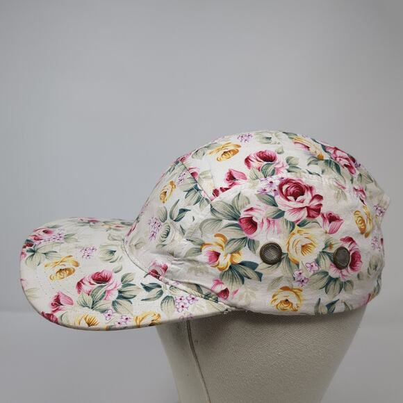 The Hatter Company 5 Panel Cap Multicolor One Size Adjustable Floral Cotton - Picture 3 of 9